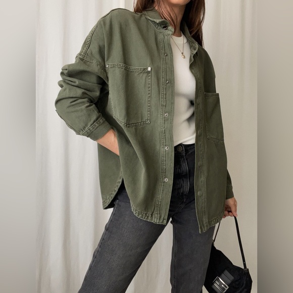 MASON JACKET — In Olive - Picture 7 of 9